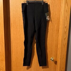 High-Waist Black Performance Leggings